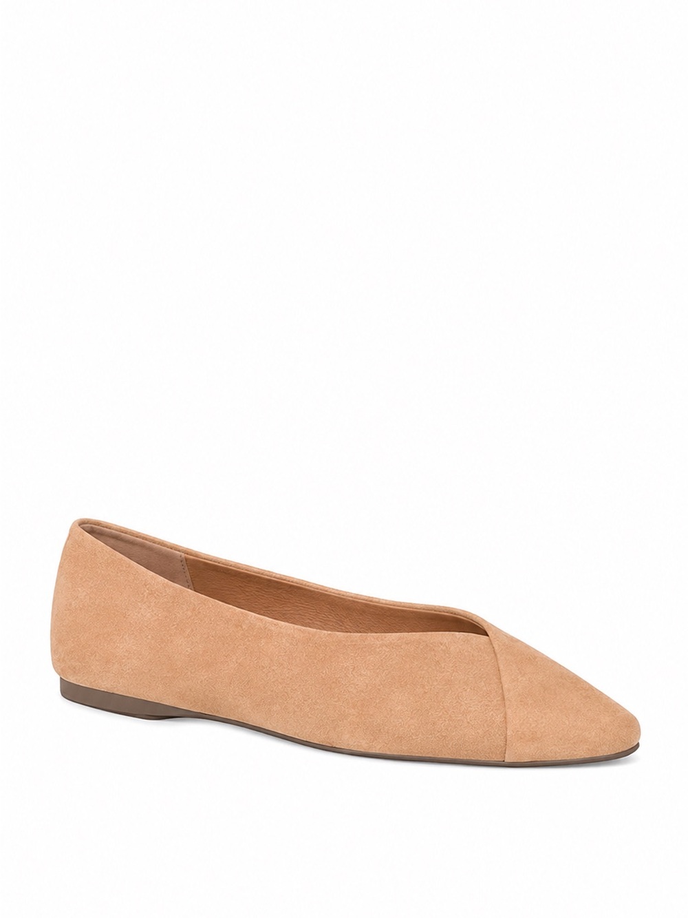 The Goldfinch Pointed Toe Suede Ballet Flats Size 8